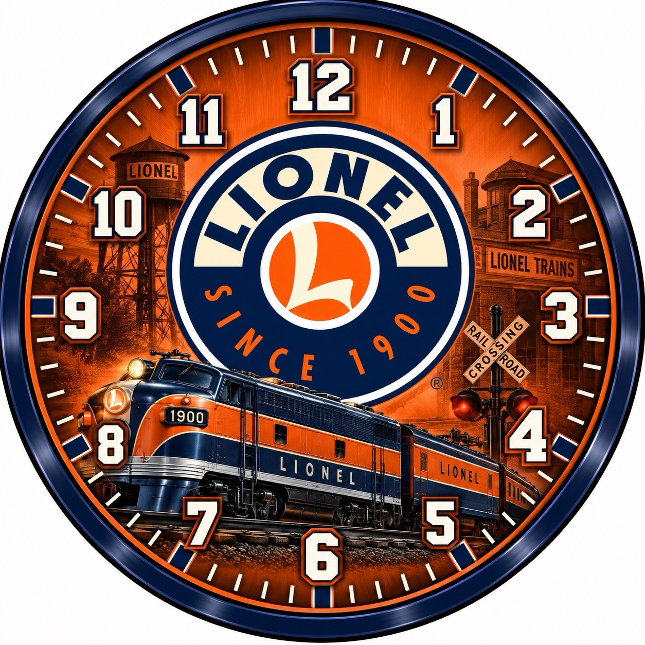 Lionel Train Vintage Advertising Wall Clock ⏰ 🚂