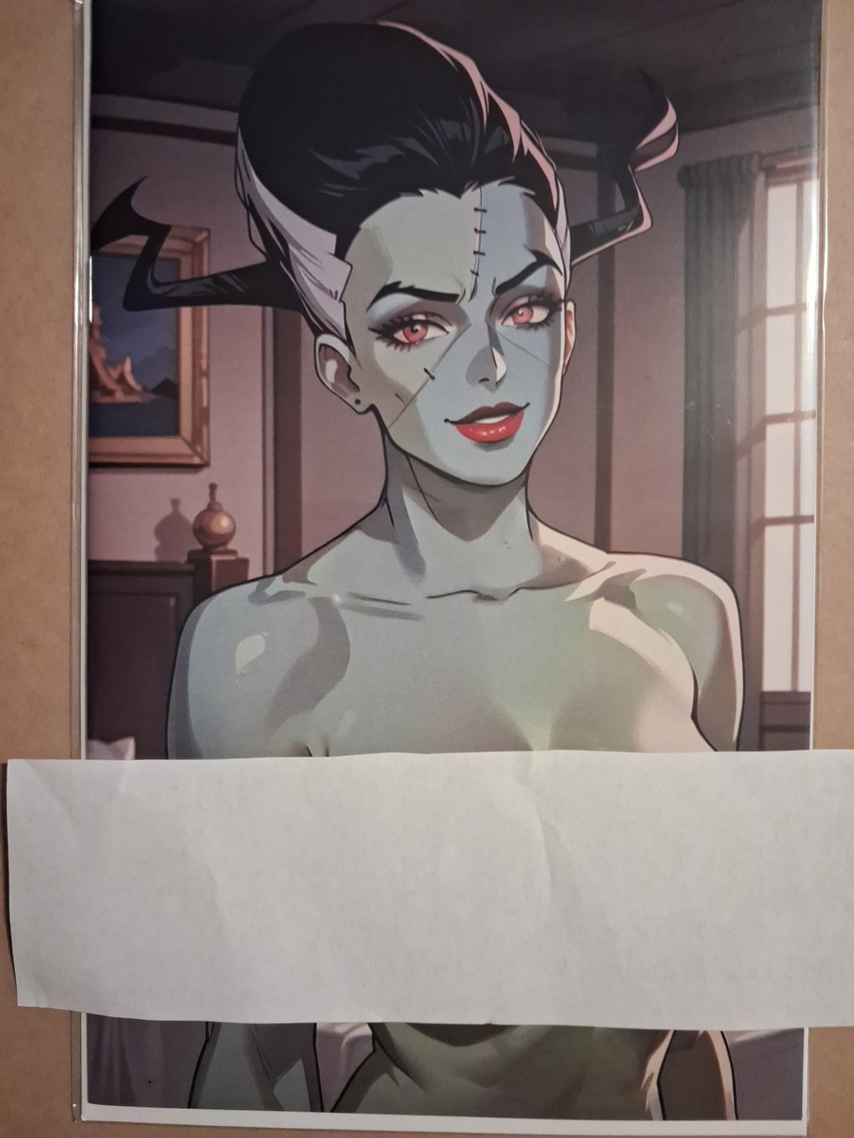 Keys Comics #1 Bride of frankenstein Cosplay Topless VIRGIN Variant Ltd 100 Keys Comics #1 Bride of frankenstein Cosplay Topless VIRGIN Variant Ltd 100