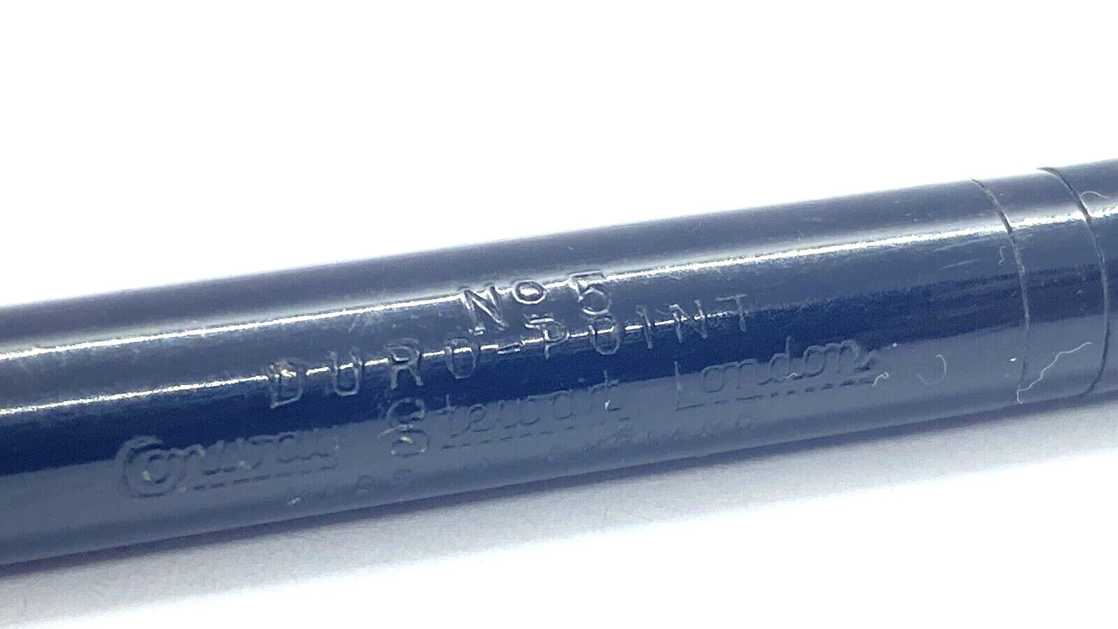 VINTAGE CONWAY STEWART DURO NO 5 PENCIL IN BLACK HARD RUBBER MADE IN ENGLAND