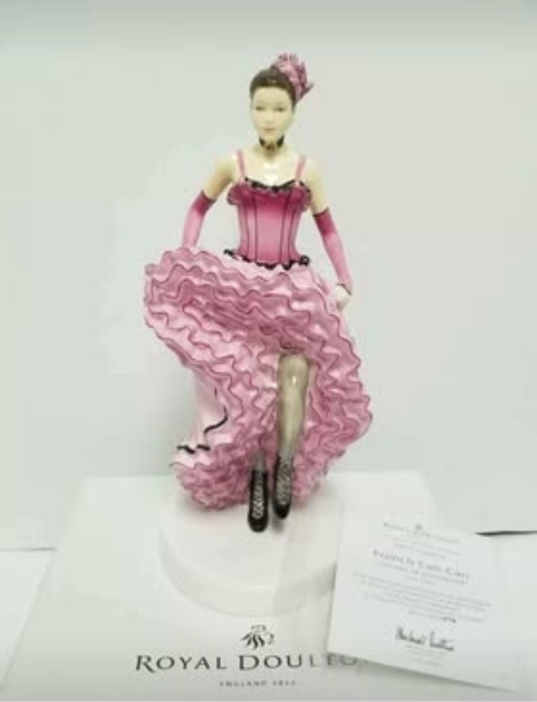 Royal Doulton French Can Can Dancer Figurine World Dances HN5571 *RARE SIGNED*