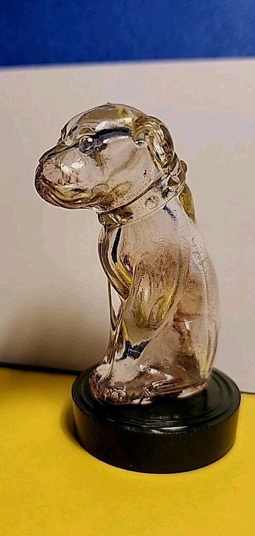 Pitbull Figural Cologne Bottle Circa 1930s/40s  ( Rare  )