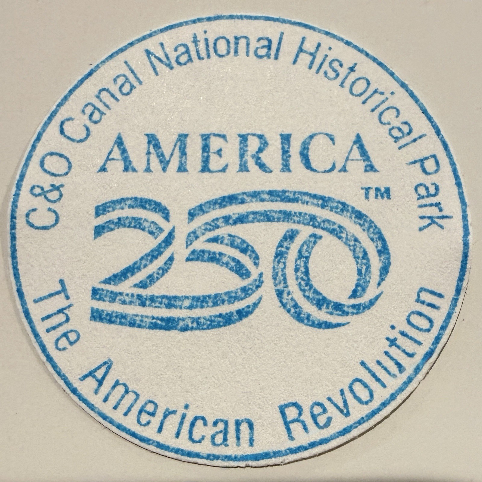 C&O Canal National Historical Park America 250 National Park Passport Stamp