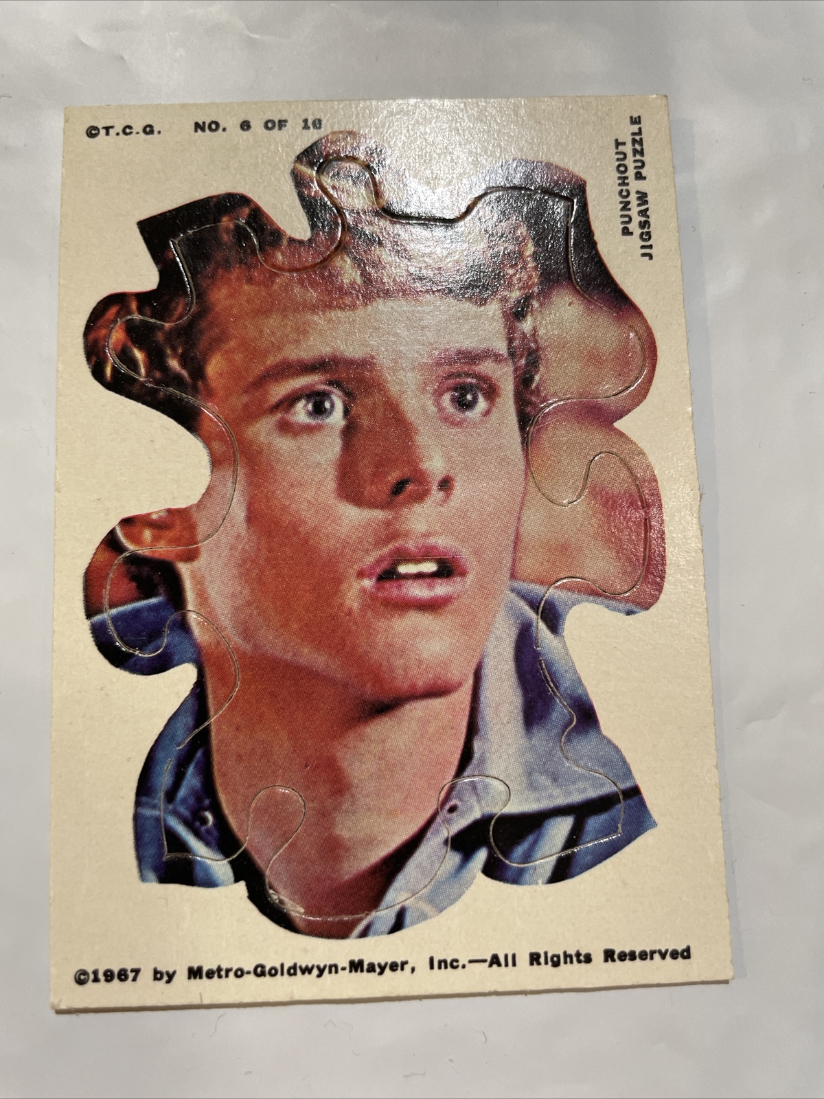 1967 TOPPS MAYA #6PUZZLE PIECE HQ SHORT PRINT CHRIS BENJAMIN COLLECTION R710-19