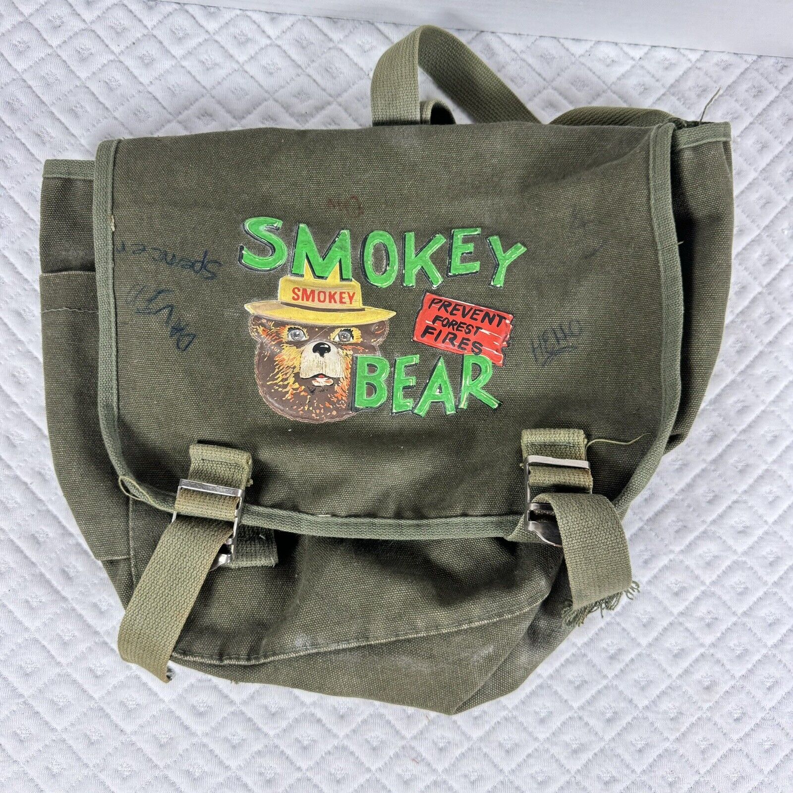 Rare Smokey Bear Backpack