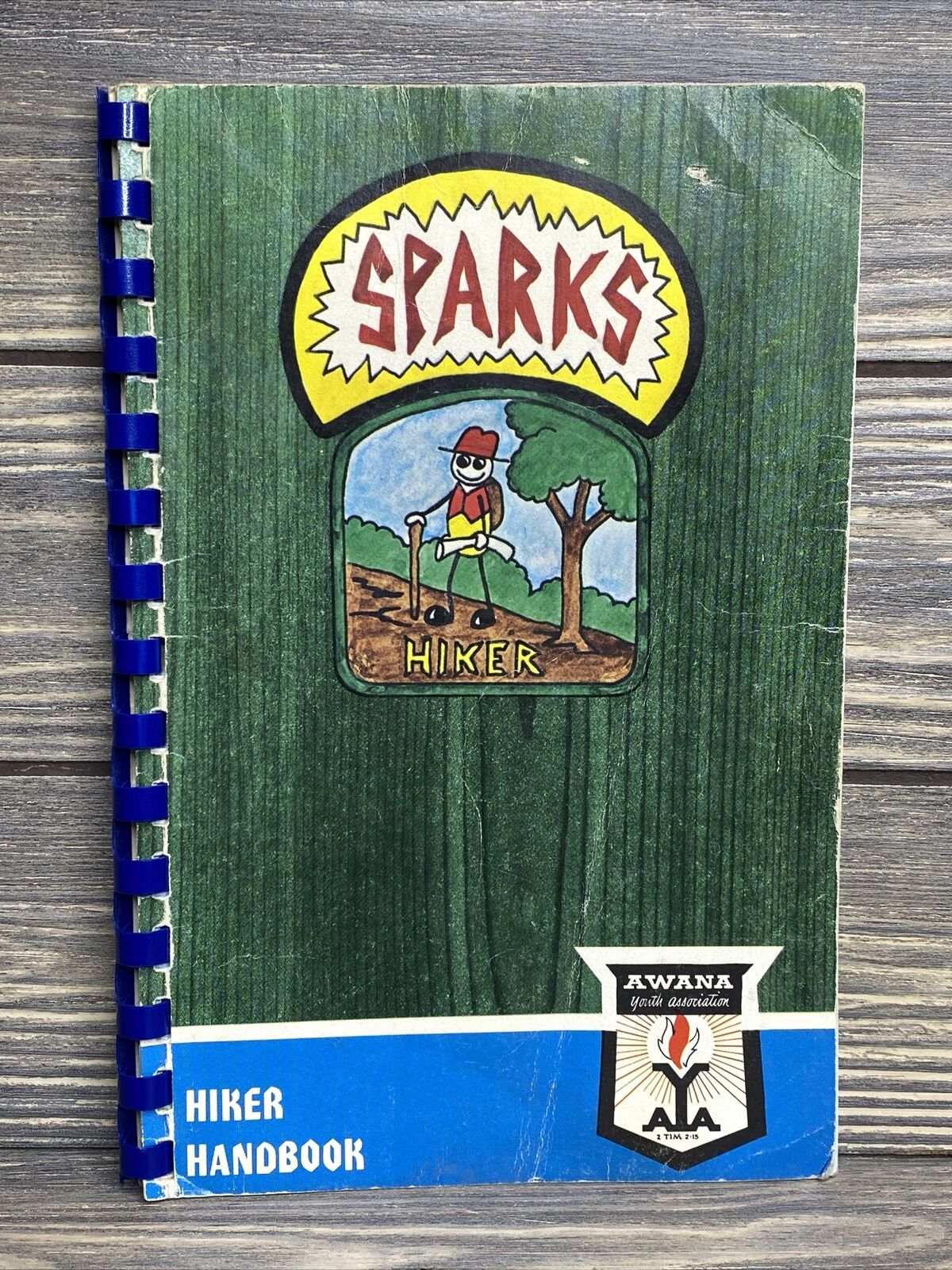 Vintage Sparks Hiker Handbook 1977 Spiral-Bound Book 