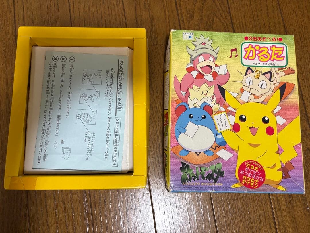 Pokemon Gen 1 Karuta Card Game Complete Showa Note Retro Japanese Vintage 1st