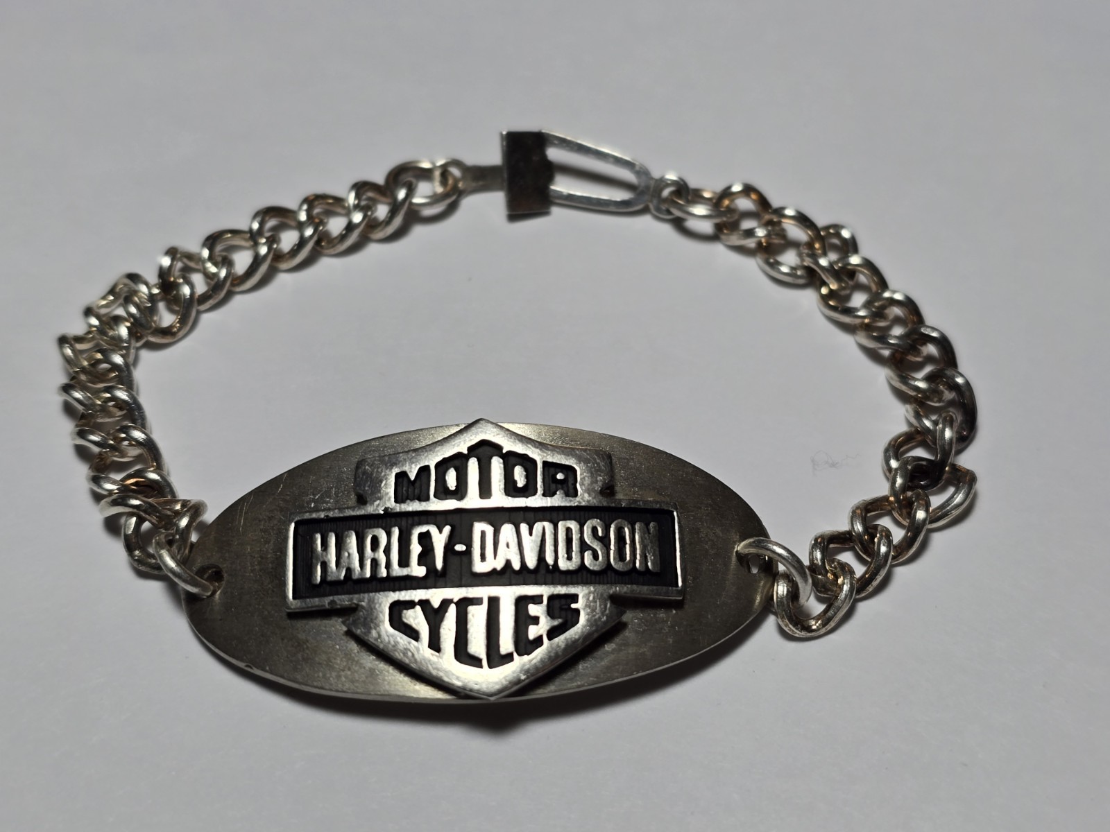 Harley-Davidson Sterling Silver 925 Bracelet 8 inches Limited 1 Of 100 Harley-Davidson Sterling Silver 925 Bracelet 8 inches Limited 1 Of 100