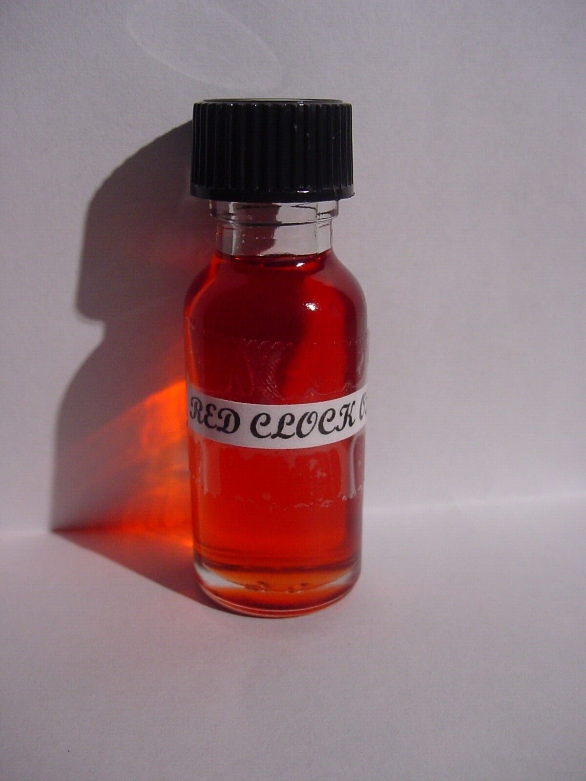 VINTAGE NEW OLD STOCK ORIGINAL RED CLOCK OIL 1/2 OZ 15ML. FROM CLOSED CLOCK SHOP