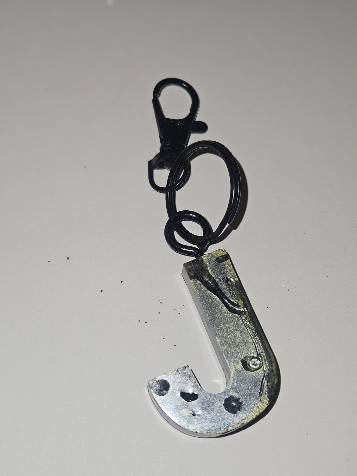 Silver Toned Letter \