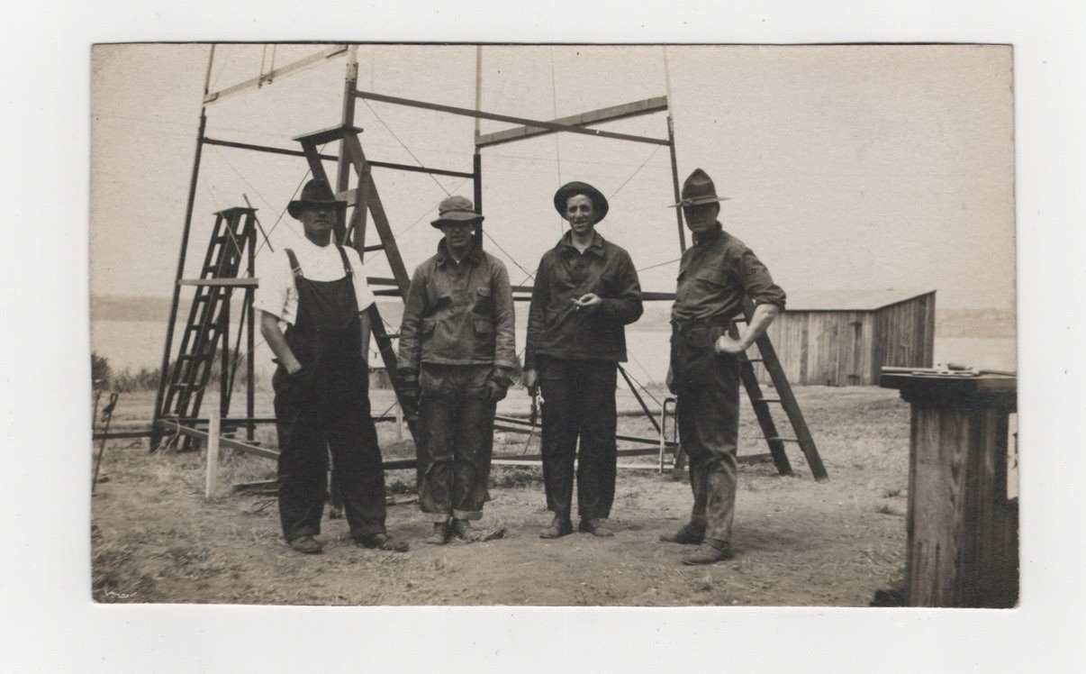 1916 Punitive Expedition RPPC 1st Aero Squadron Aviators Lt John B Brooks Photo