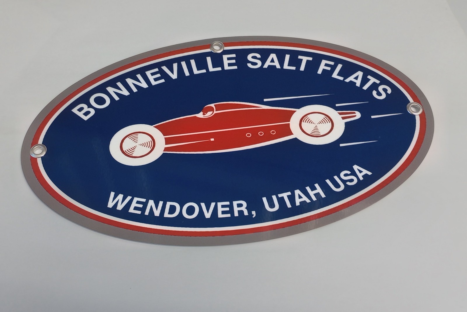 Bonneville Salt Flats nostalgia Sign ..  on any 8+ signs