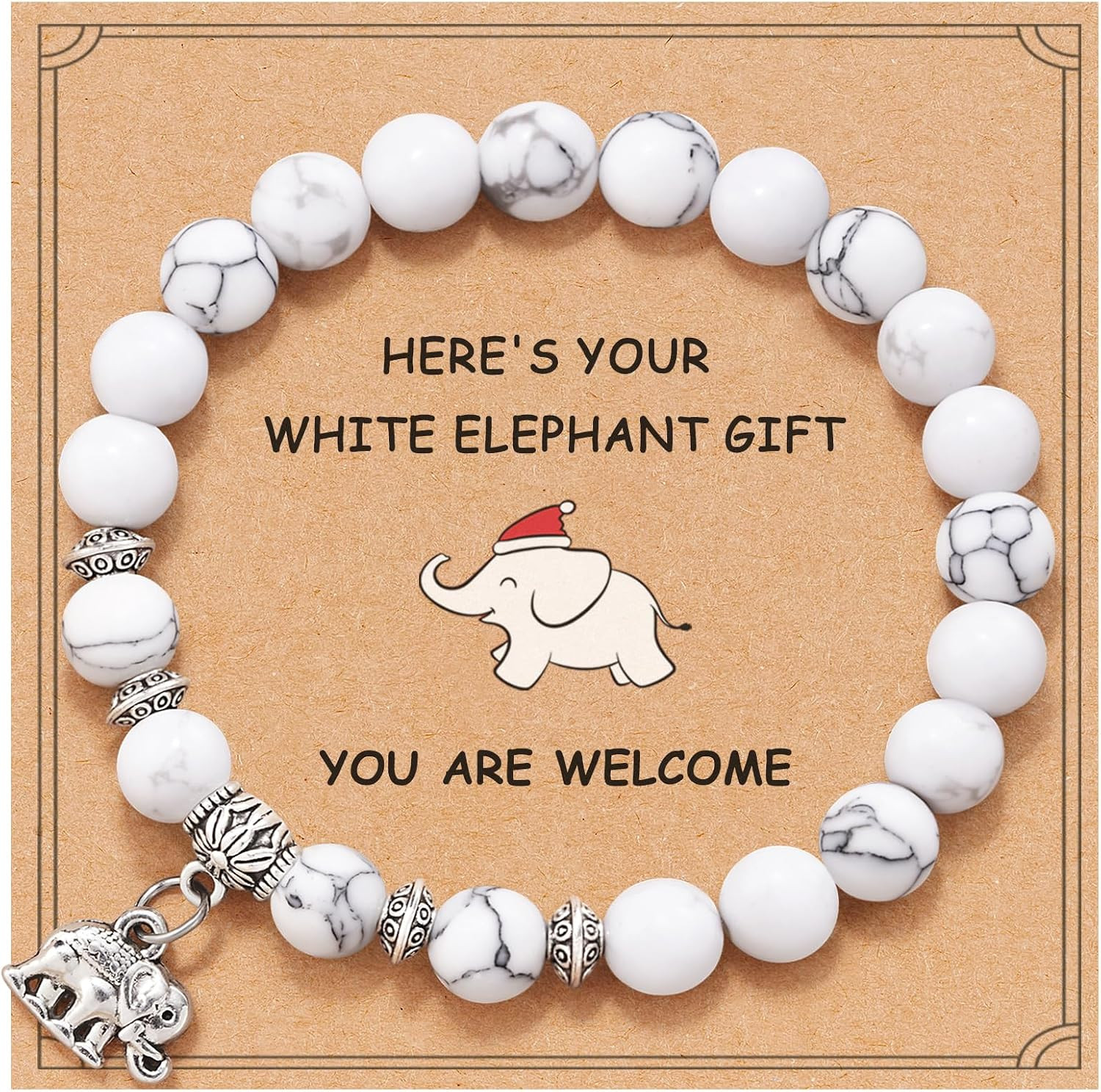 White Elephant Gifts for Adults, Funny Useful White Elephant Gift Bracelet Chris