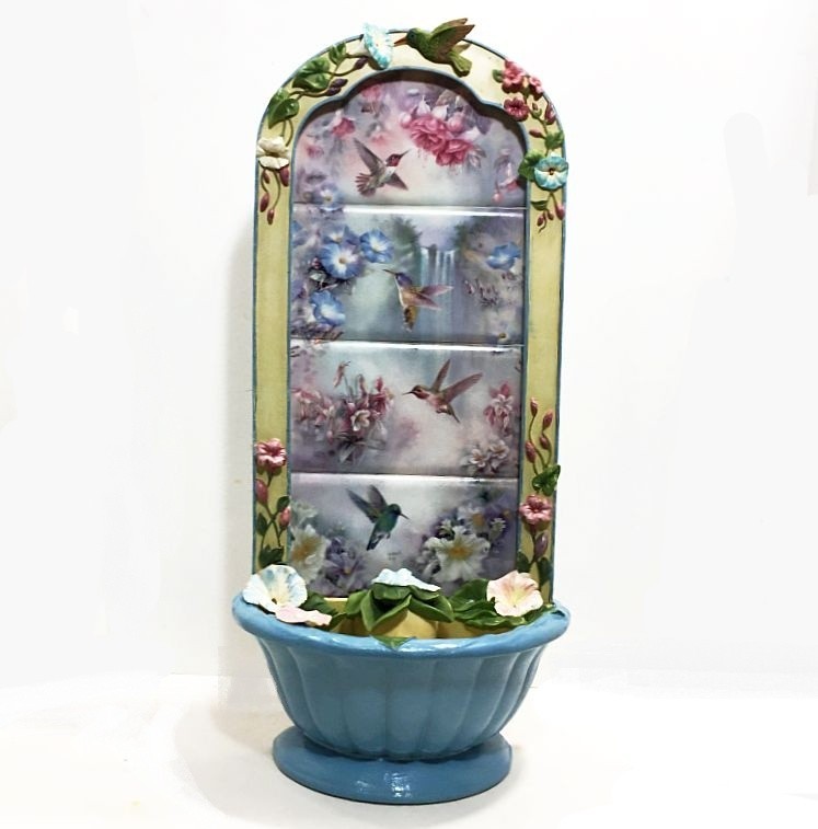 Hummingbirde Water Fountain. Lena Liu\'s Fountain of Tranquility. Works great