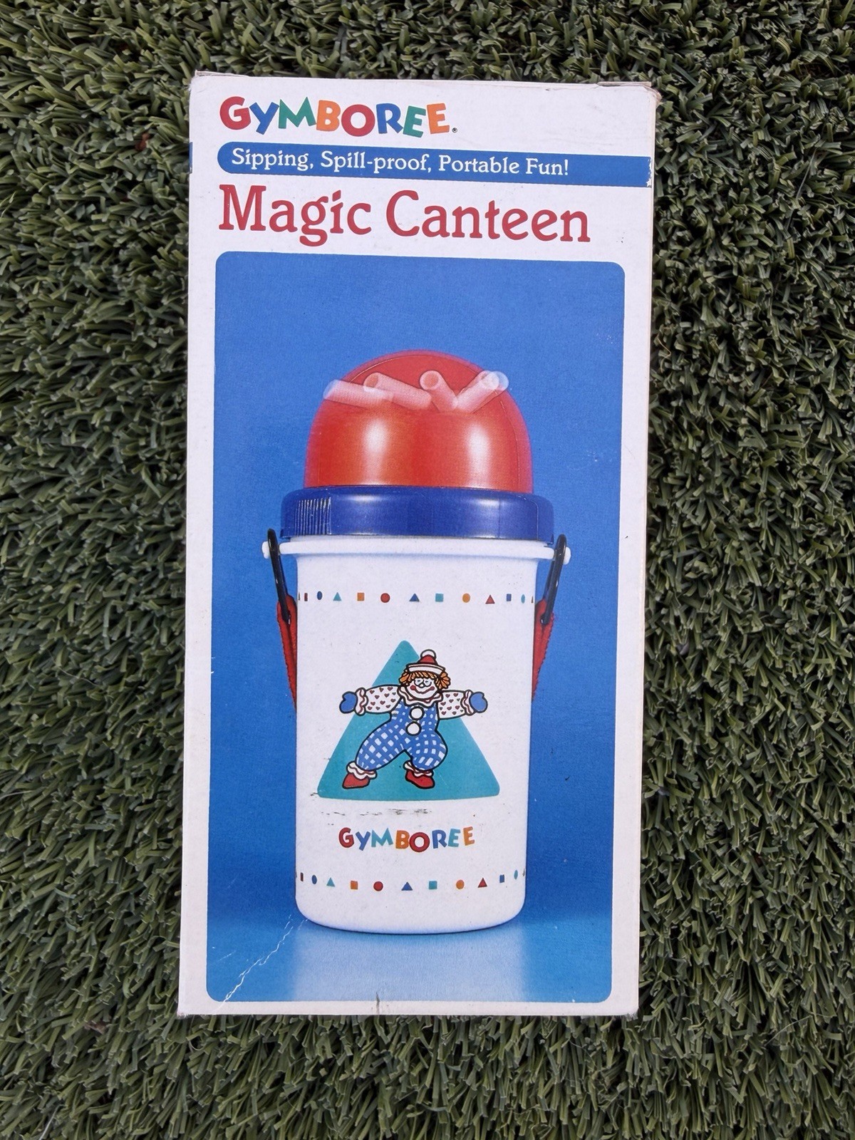 VTG 1990 Gymboree Magic Canteen Clown 15 oz Peco Ware Collectible