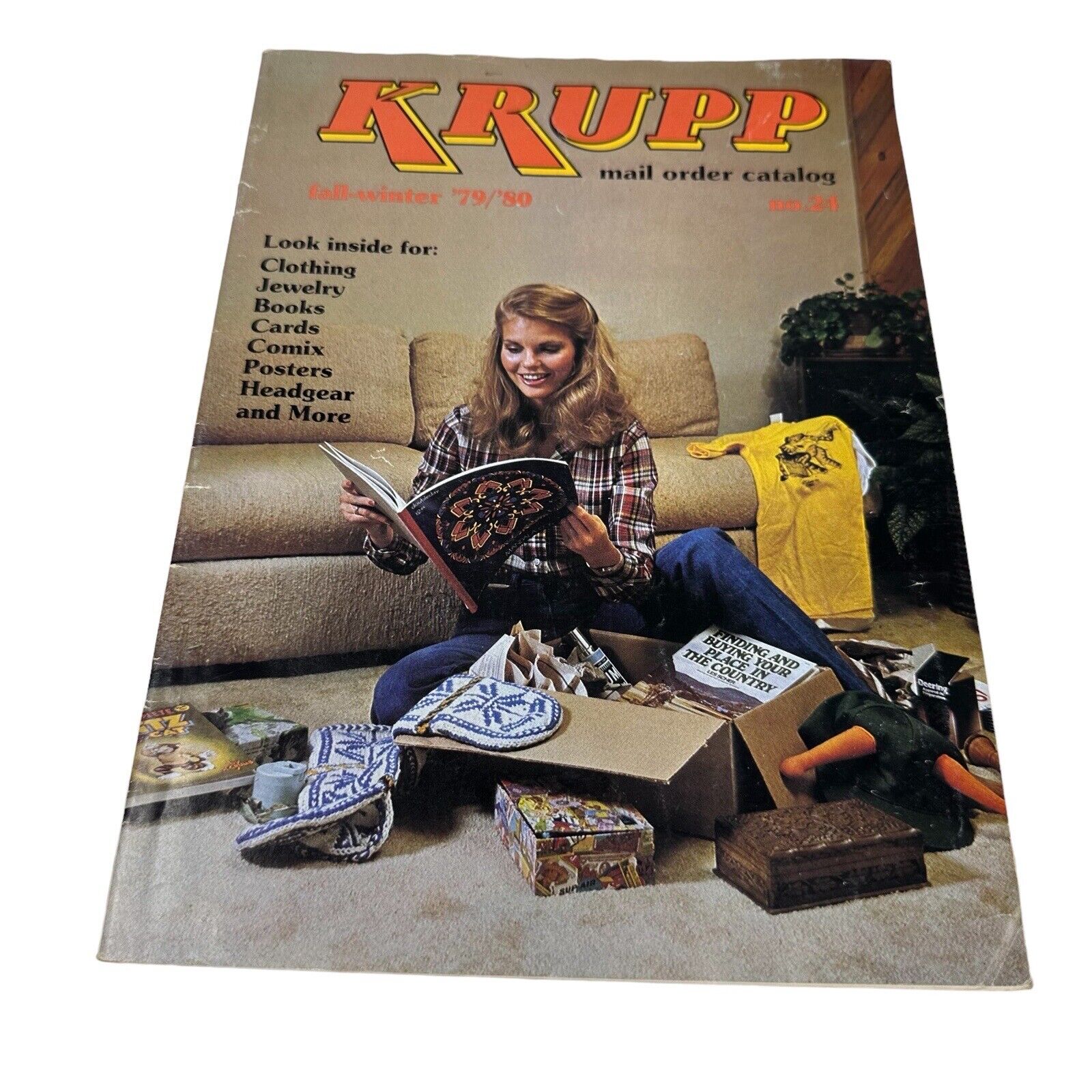 Krupp Mail Order Catalog # 24 ‘79/80 Comix Stoner Hippie Psychedelic