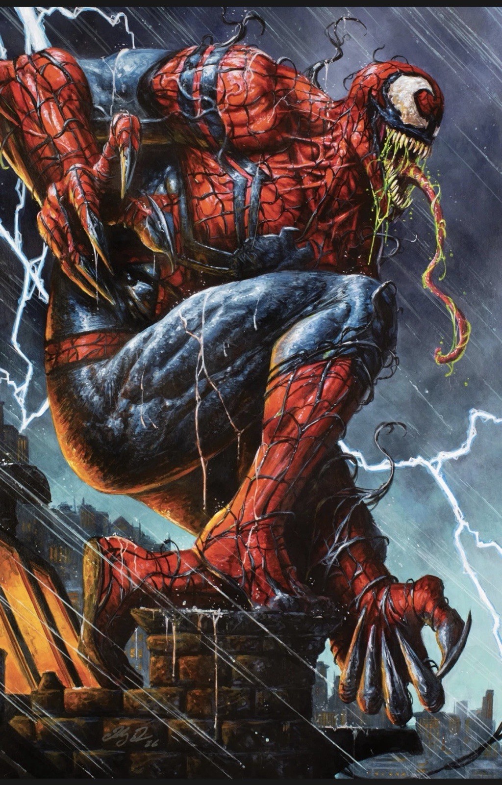 THE AMAZING VENOM #1 JOHNNY DESJARDINS NYCC EXCLUSIVE - VIRGIN EDITION
