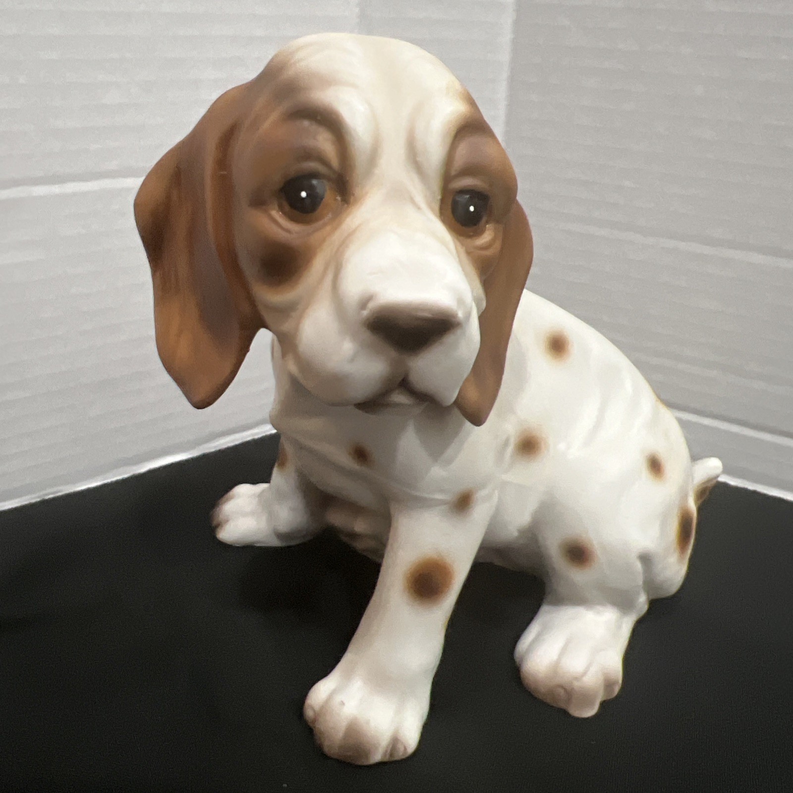 Vintage Royal Crown Cocker Spaniel Figurine Brown & White Dog Pristine - Japan