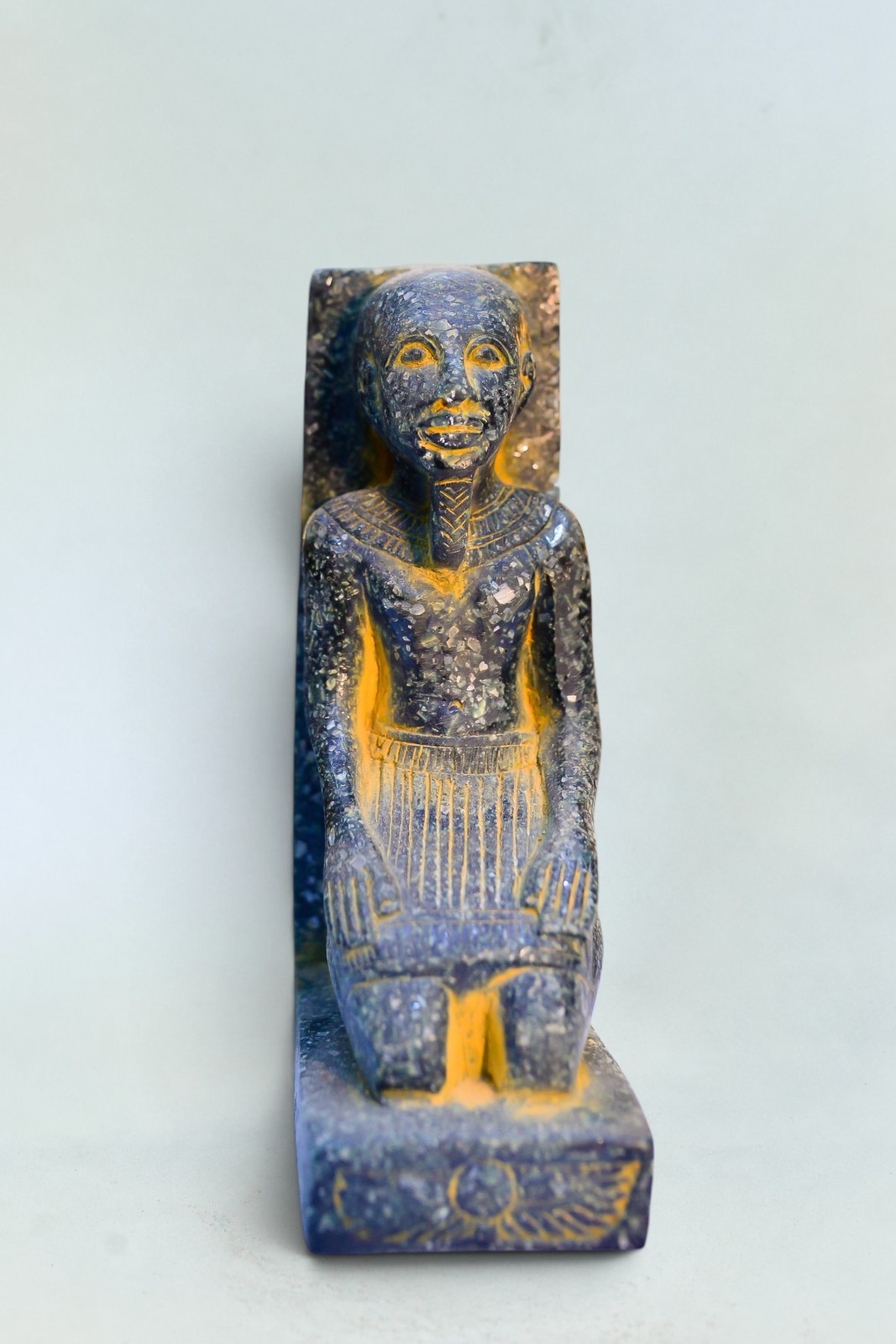 Unique Green Granite Imhotep Statue - Ancient Egyptian Engineer Imhotep