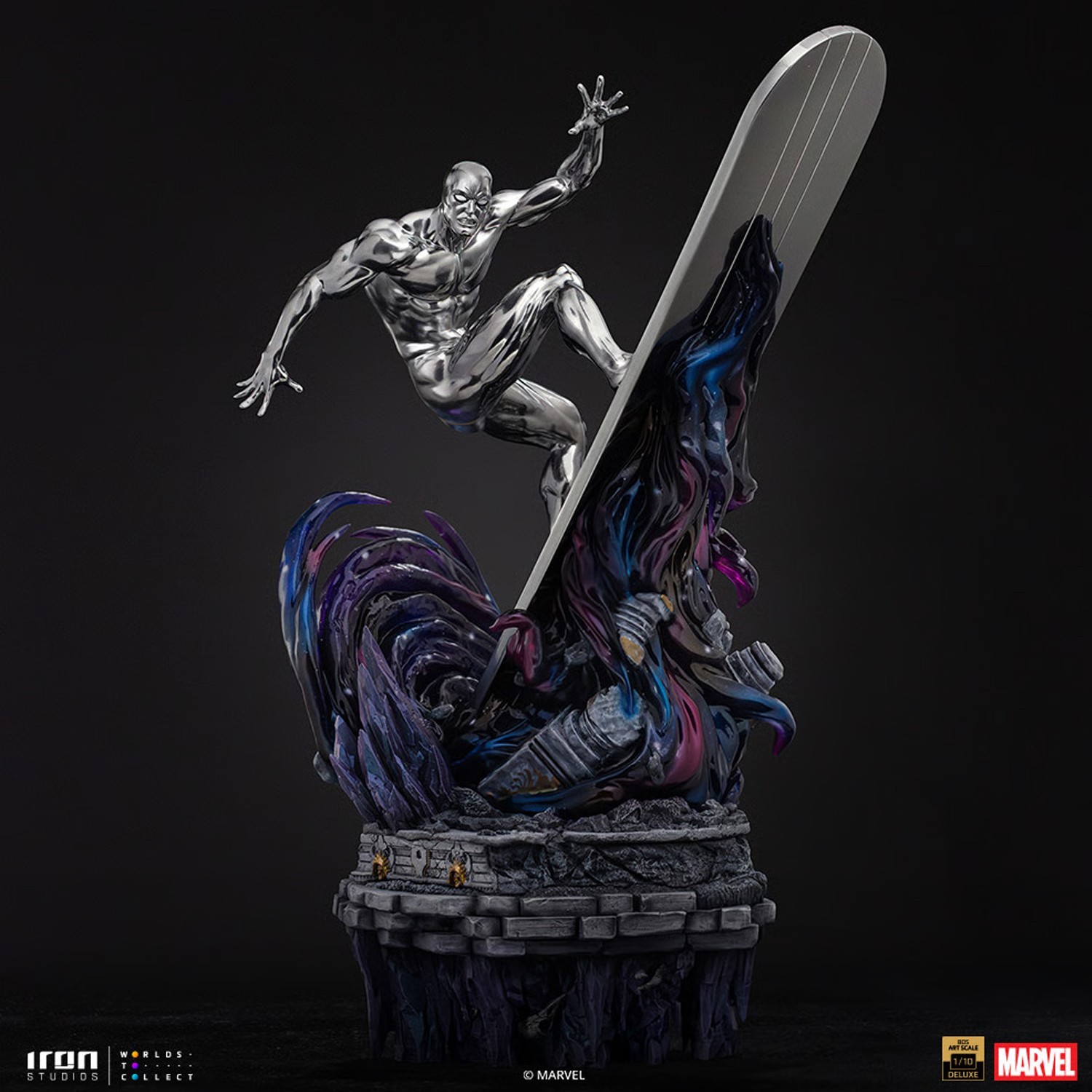 Silver Surfer 1:10 Deluxe scale statue (Iron Studios, 2026)
