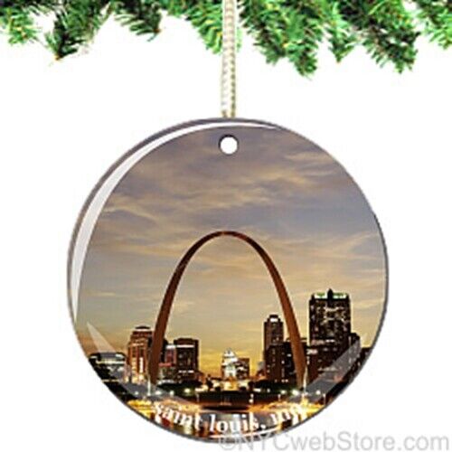 St. Louis Porcelain Christmas Ornament