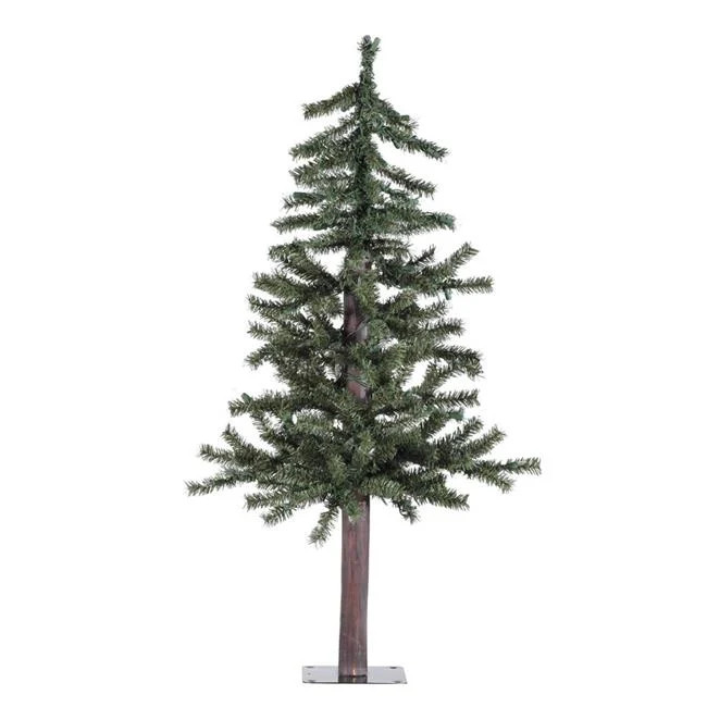 Vickerman A805130 3 ft. x 22.5 in. Green Natural Alpine Tree with 191 Tips