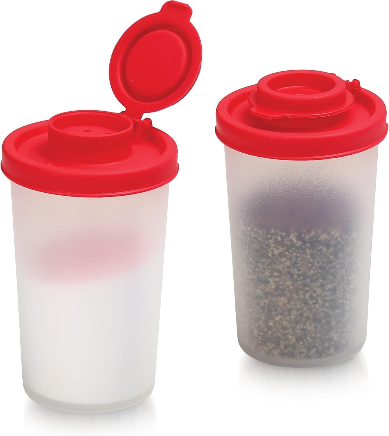 2-Pack Reusable Spice Shakers - Portable and Airtight for Outdoor Adventures