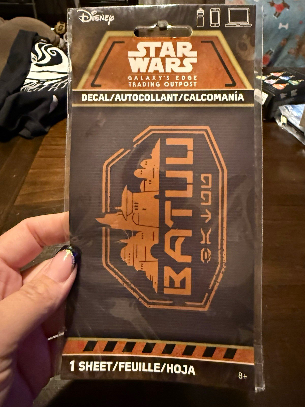 Disney Star Wars: Galaxy\'s Edge Batuu Trading Outpost Decal 1 Sheet