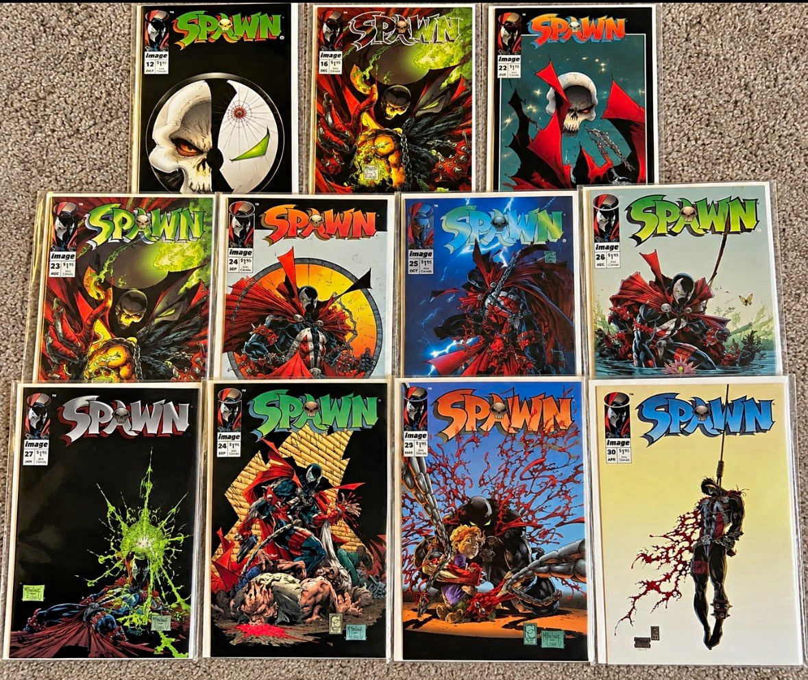 Image Comics Spawn 11-Issue Comic Book Lot Todd McFarlane Modern Age