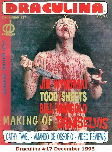 Draculina Magazine #17 1993: Jim Wynorski, Cathy Tavel, Todd Sheets, Damselvis