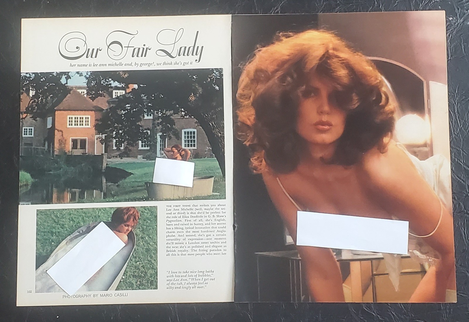 Playboy PICTORIAL ONLY - Playmate LEE ANN MICHELLE February, 1979 7 pages Playboy PICTORIAL ONLY - Playmate LEE ANN MICHELLE February, 1979 7 pages