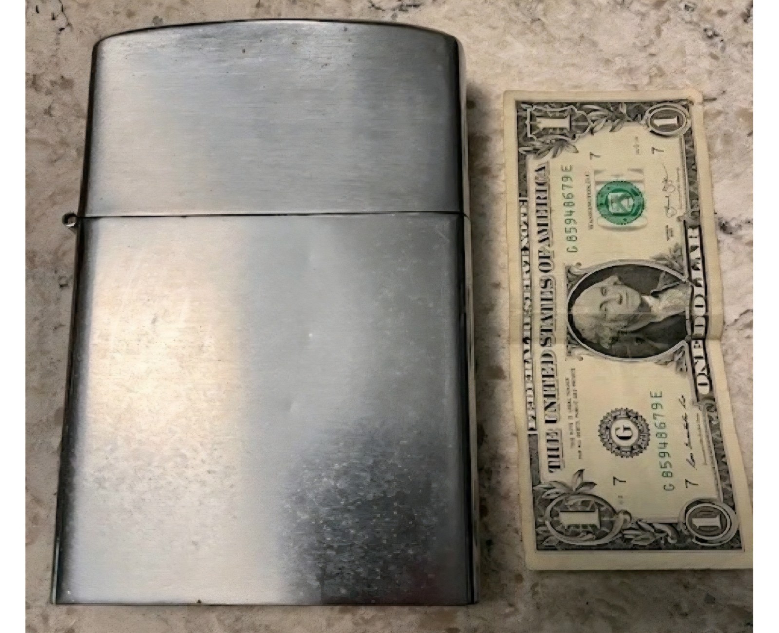 Vintage Large Giant Cigar Cigarette Table Lighter Mock Zippo Barware Conversatio