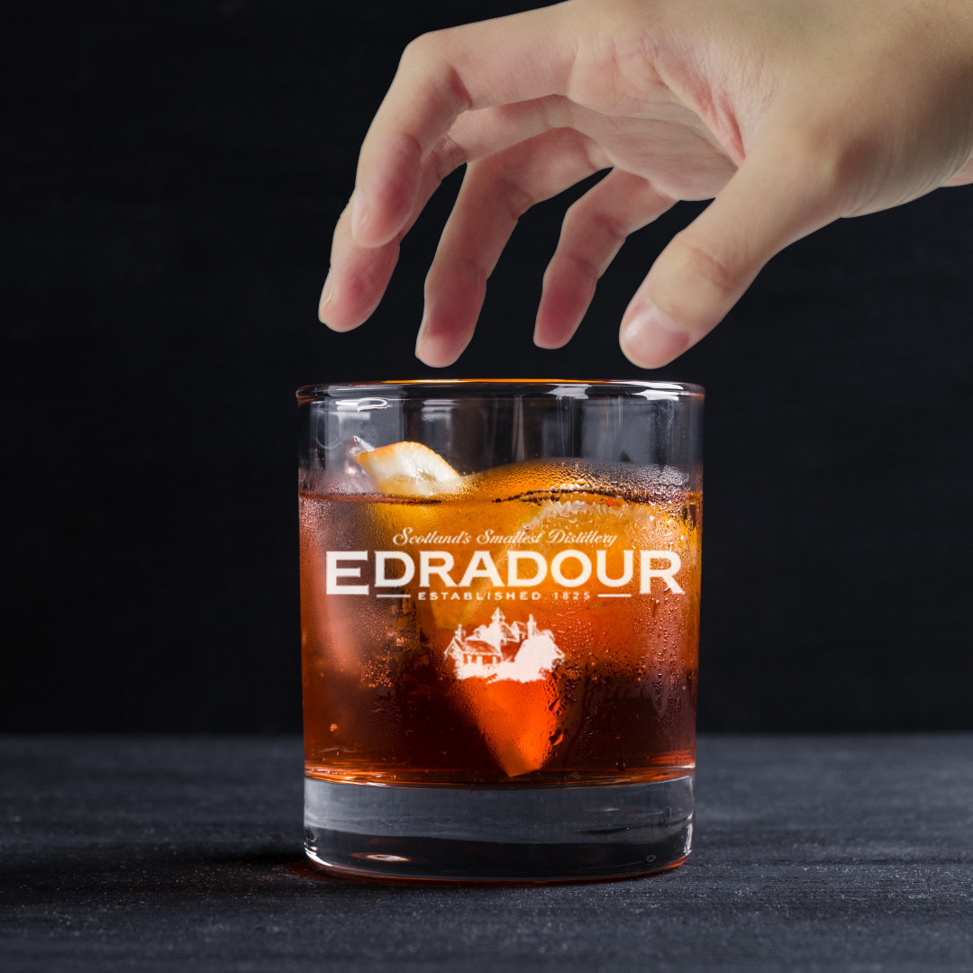 Custom Engraved Edradour Whiskey Glass – 11 oz Standard Rocks Glass Custom Engraved Edradour Whiskey Glass – 11 oz Standard Rocks Glass