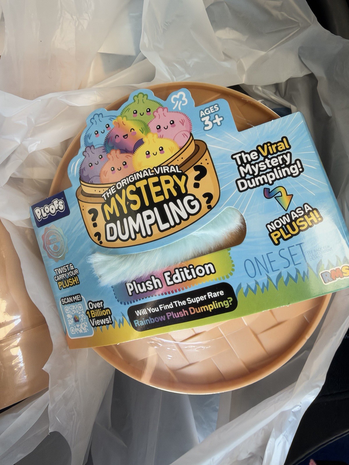 RMS Mystery Dumpling Ploofs Rainbow Plush Edition NEW SEALED CrazyFun RARE Large