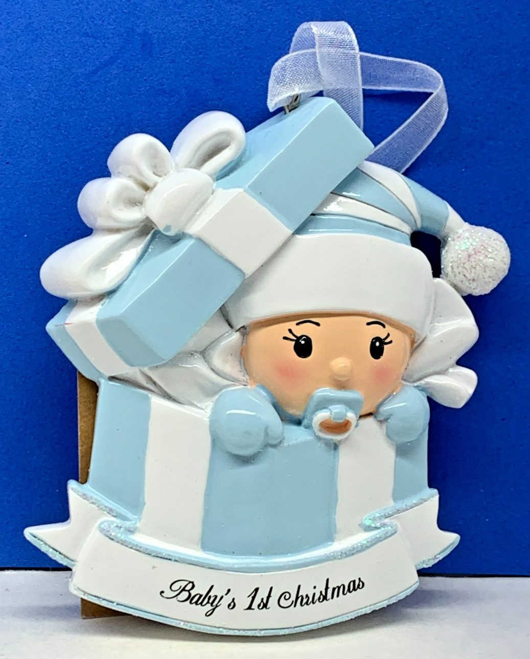 BABY'S FIRST CHRISTMAS Ornaments - 2 are NEW  - BOY or GIRL - GREAT GIFT