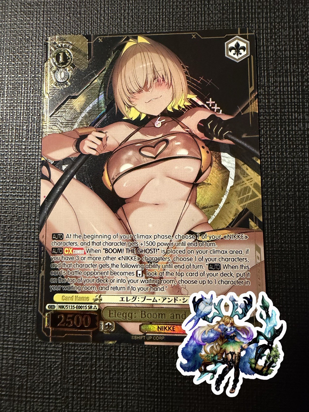 Weiss Schwarz EN NIKKE V2 NIK/S135-E001S SR 3* Elegg: Boom and Shock 