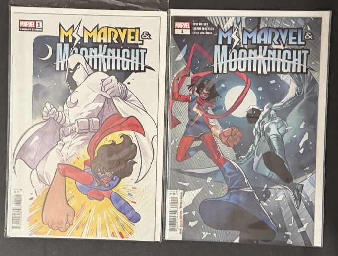 MS MARVEL AND MOON KNIGHT #1 MOMOKO VAR + COVER A MARVEL COMICS NM 9.4 2022