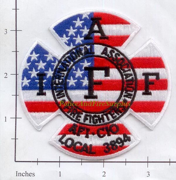 Maine - Scarborough ME Fire Dept Patch IAFF AFL CIO Local 3894
