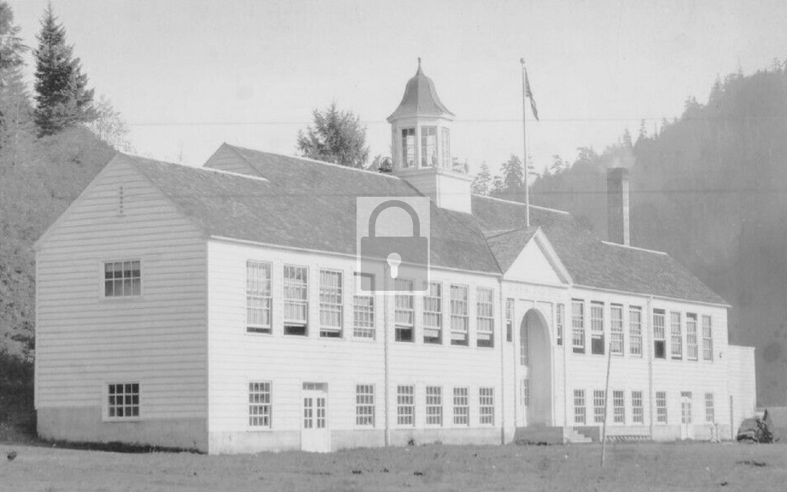 Grade School Wahkiakum County Skamokawa Washington WA - Reprint
