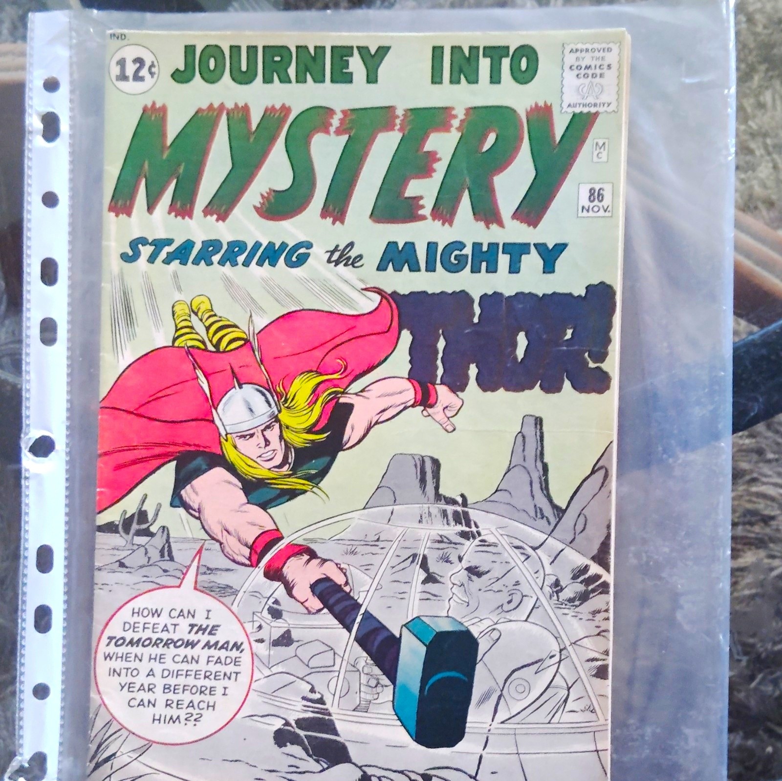 Marvel Journey into Mystery #86 Silver Age Thor Stan Lee Jack Kirby Cover