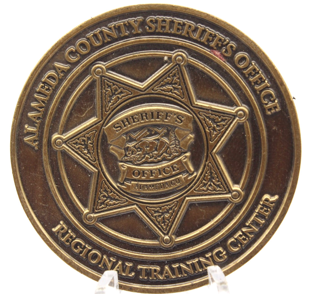 Alameda County Sheriff's Office Regional Training Center Challenge Coin 1.75