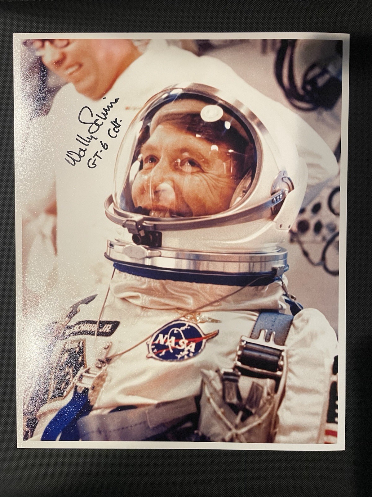 Wally Schirra Signed 8x10 Gemini 6 Astronaut