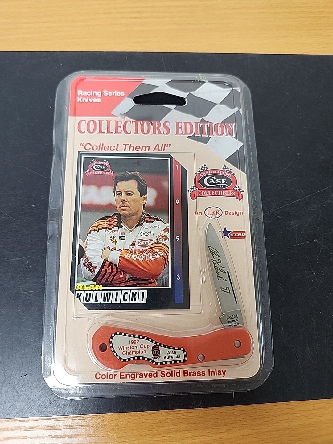 Vintage Alan Kulwicki Case Collectors Edition Racing Knife