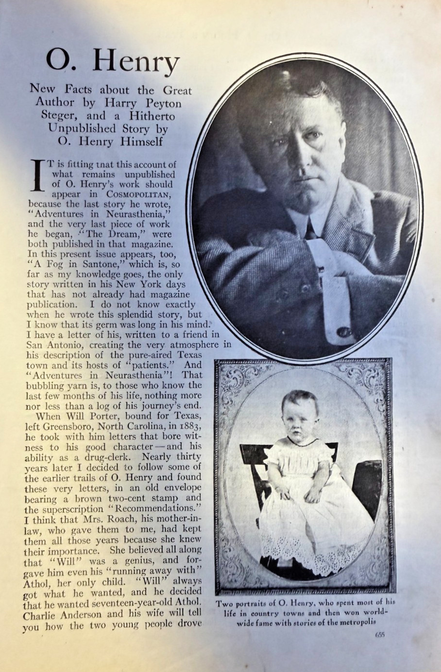 1912  William Sydney Porter Author O. Henry illustrated