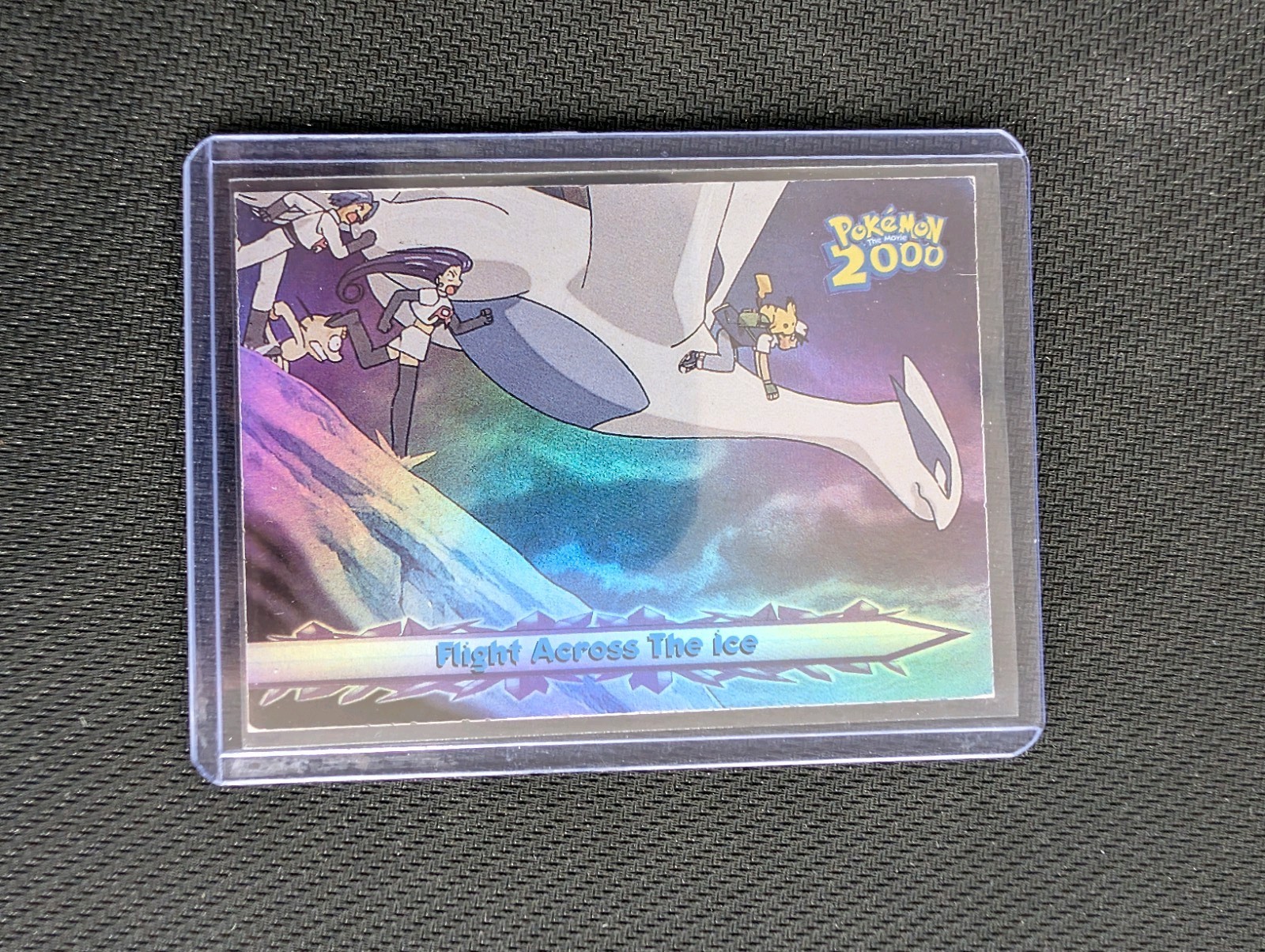 Topps Pokemon The Movie 2000 #54 Flight Across The Ice RAINBOW FOIL