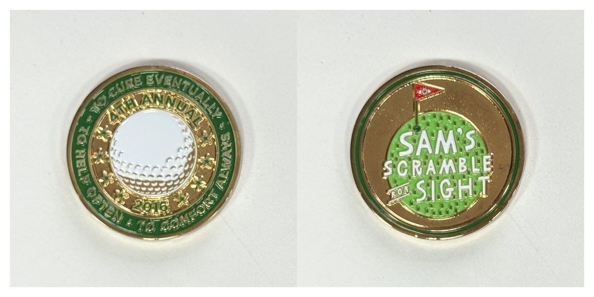 Sam\'s Scramble for Sight 4th Annual Golf Challenge Coin 2#4