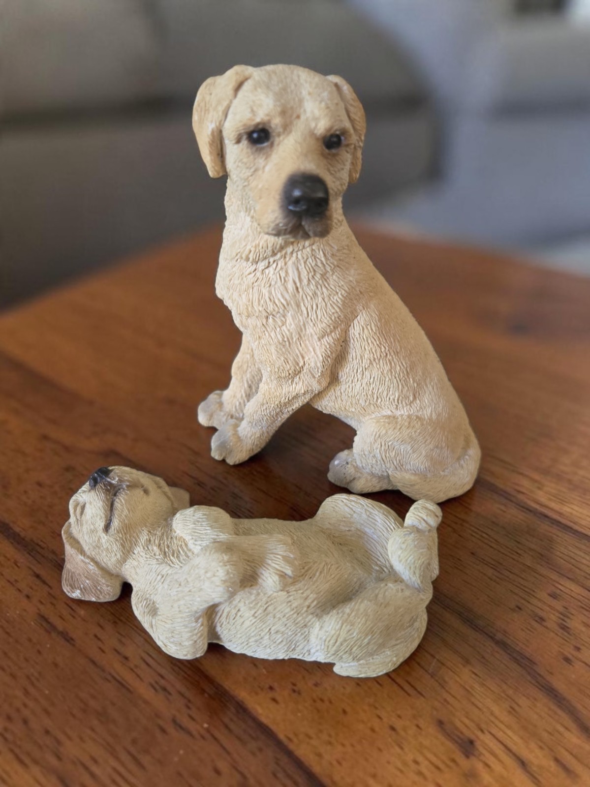 Vintage Sandicast Yellow Labrador Puppy Figurine Lot Sitting Sleeping Sandra... Vintage Sandicast Yellow Labrador Puppy Figurine Lot Sitting Sleeping Sandra...