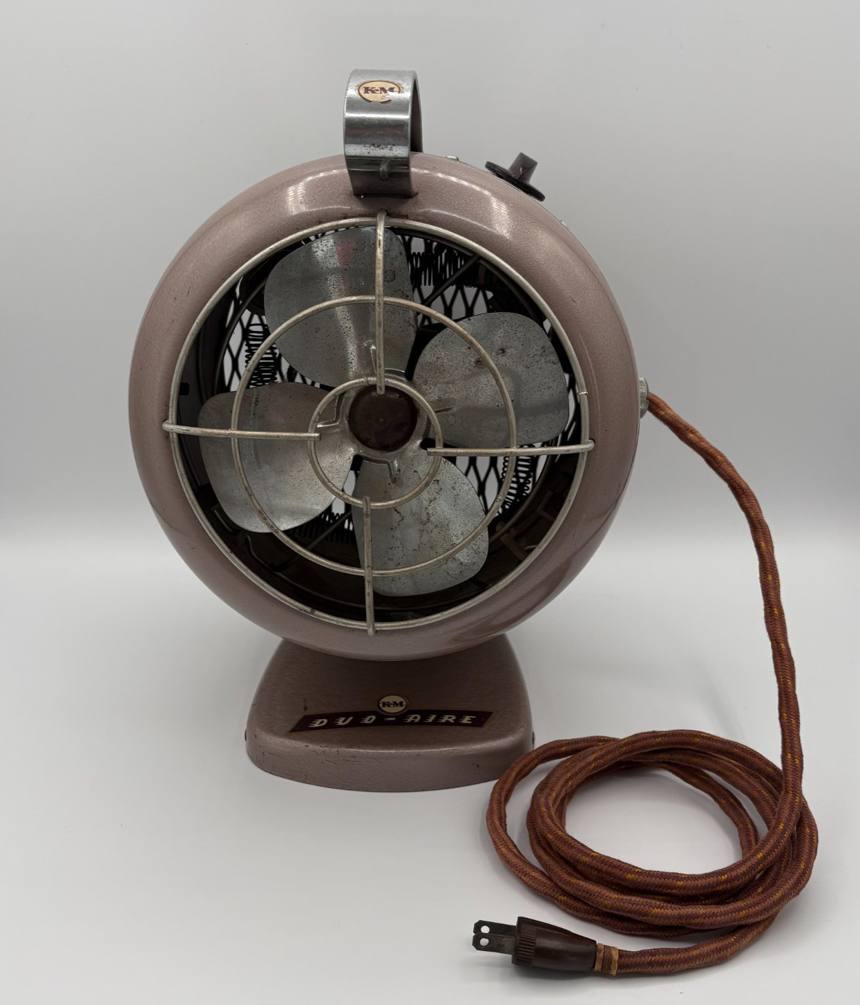 Vintage 1950s Knapp Monarch Duo Aire Electric Fan and Heater - Tested Works