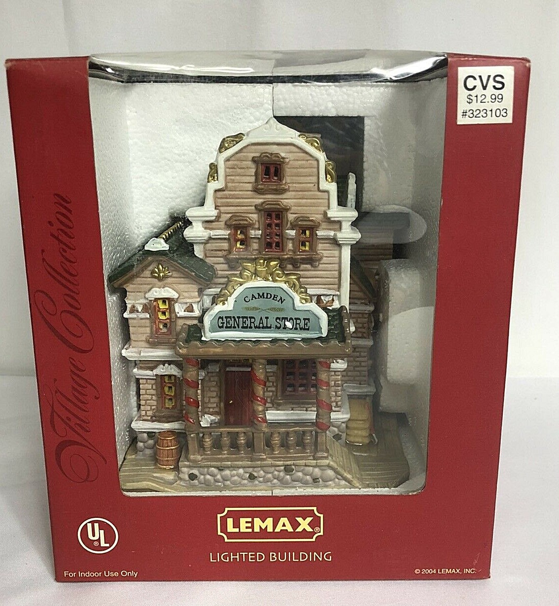 Lemax Camden General Store Lighted Building Village Collection Works 45061 New
