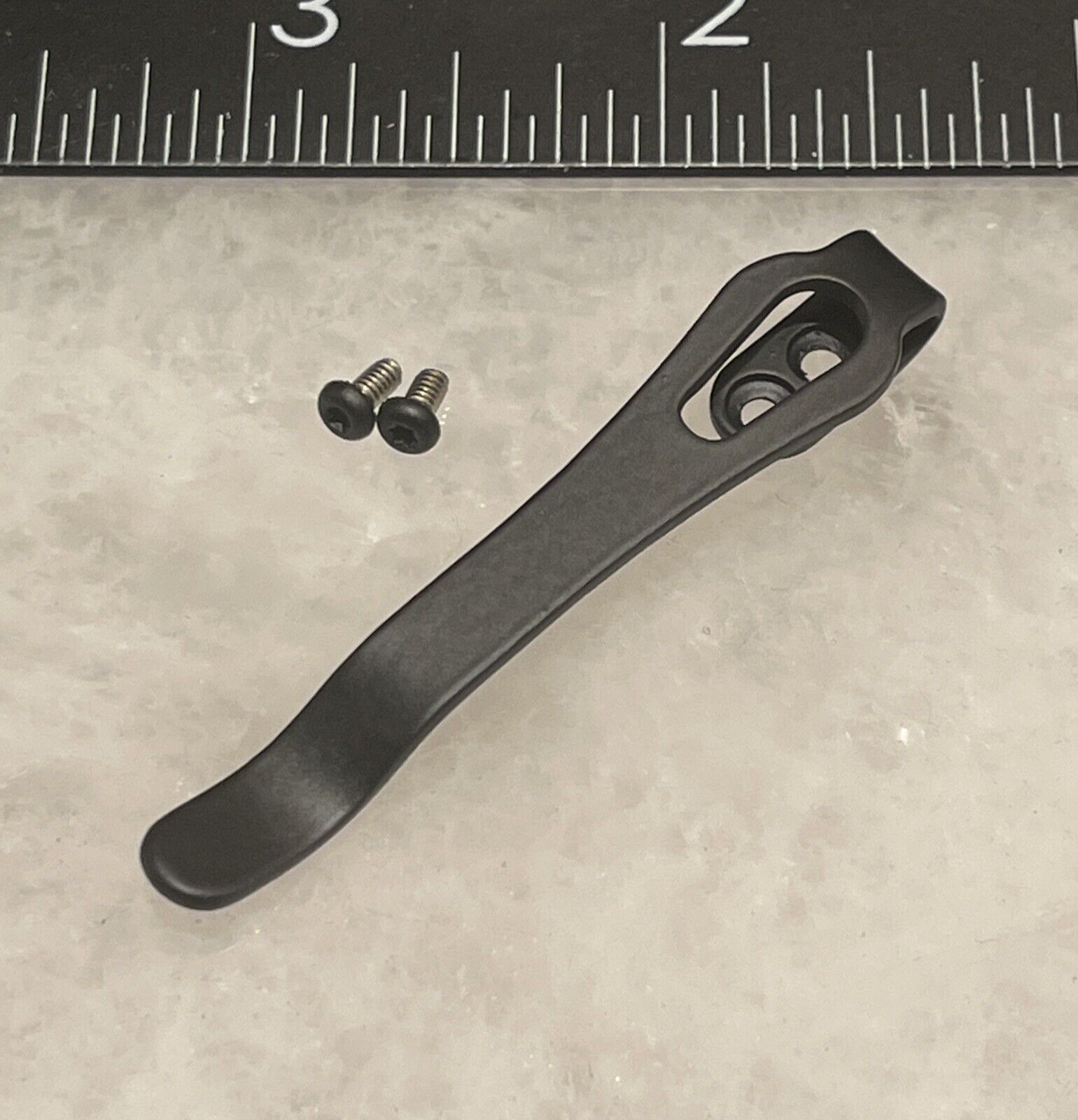 Black Titanium Deep Carry Pocket Clip For Kershaw 7500BLK 7550BLK 7650BLK Knife