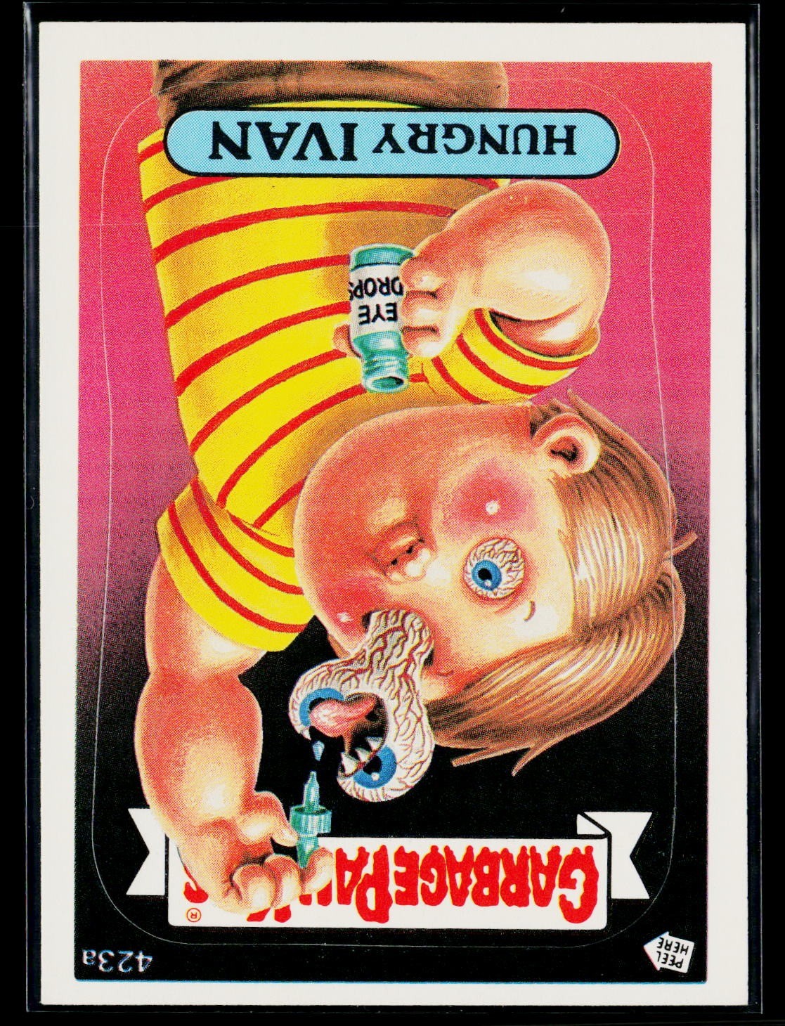 1987 Topps Garbage Pail Kids Series 11 #423a Hungry Ivan